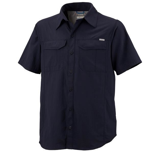 Columbia Mens Silver Ridge Short Sleeve Shirt, Nocturnal